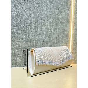 グリッタークラッチバッグ イブニングバッグ 取り外し可能なチェーン付き パーティー プロム 結婚式用財布 - Product Image 5