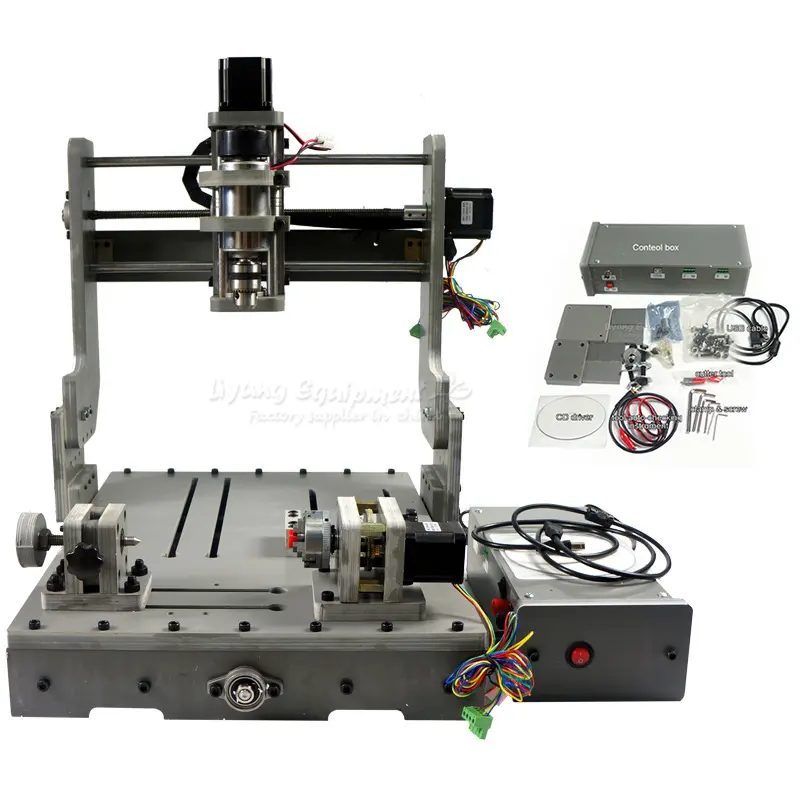 Fai da te di fresatura cnc macchina 3040 4030 3 assi 4 assi usb router di macchine intaglio del legno lavorazione per incisione metallo morbido pcb Acrilico