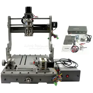 Diy cnc freze makinesi 3040 4030 3 eksen 4 eksen usb router makineleri ahşap oyma işleme gravür için yumuşak metal pcb akrilik