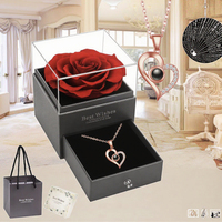Boîte à bijoux romantique AYOYO, décoration d'intérieur exquise, cadeau de la Saint-Valentin pour les amies, boîte à bijoux avec logo personnalisé