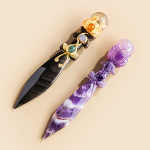Venta al por Mayor de Adornos de Cristal Hechos a Mano, Bola de Cristal de <span class=keywords><strong>Obsidiana</strong></span>, Decoración para el Hogar, Artesanía de Cristal - Product Image 6
