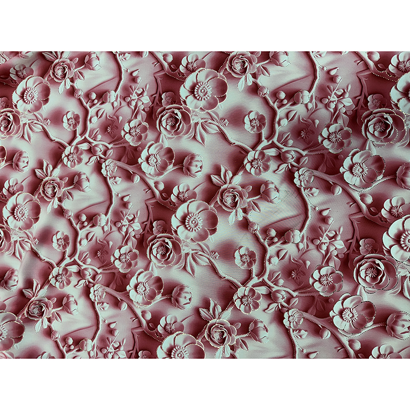 Renmian Bamboo Knot 3D Stereoscopic Visual Style Printed Clothing Dresses and Other Designer's Preferred Fabrics