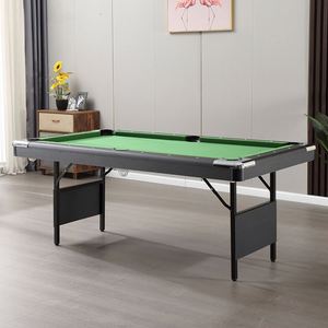 <span class=keywords><strong>Tavolo</strong></span> <span class=keywords><strong>da</strong></span> Biliardo Classico 6FT Pieghevole con Ritorno Palle, Panno Verde Personalizzabile - Prezzo di Fabbrica All'Ingrosso - Product Image 1