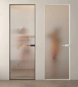 Puerta Corredera de Vidrio Templado Personalizable Anti-Impactos para Balcón Exterior, Puerta de Apertura Total para Invernadero, Patio o Baño - Product Image 3