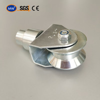 Roue de porte en acier au carbone de bonne qualité, diamètre 60 mm, pour porte coulissante, roulement de rail, marque OEM MW