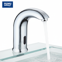 Robinet intelligent à capteur Watermark, robinet automatique sans contact en laiton pour lavabo de salle de bain, mitigeur à capteur automatique