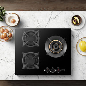 Réchaud à gaz ALK <span class=keywords><strong>Timing</strong></span> Gauche Shabaf 2 Têtes + Prise d'air supérieure droite Verre trempé - Product Image 1