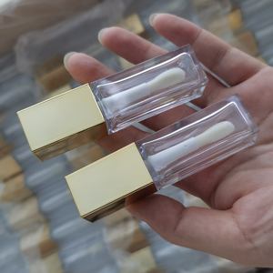 Aplicador de metal dorado de 9,5 ml, tubos de brillo de labios, embalaje de brillo de labios, tubos de brillo de labios de lujo - Product Image 3