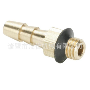 Xiangjia Machinery Brass Double Barb Male Connector 1814 For Hose Plug In <b>Adapter</b> - Product Image 1