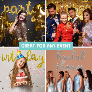 Globos de Letras Cursivas Personalizadas de la A a la Z, Globos de Letras del Alfabeto en <span class=keywords><strong>Minúsculas</strong></span>, Globos de Mylar para Decoración de Fiestas de Cumpleaños - Product Image 3