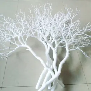 K020568婚礼家居装饰人造干燥珊瑚树枝人造白树树枝用于婚礼家庭DIY装饰