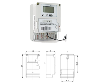Không dây một pha thông minh đồng hồ điện lorawan/nbiot/<span class=keywords><strong>GPRS</strong></span>/<span class=keywords><strong>RS485</strong></span> Đồng hồ điện - Product Image 4