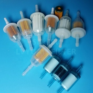 Factory supply Custom plastic funnel car gasoline fuel filter for motorcycle scooter lawnmover gasoline filter cartridge