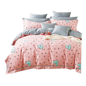 Nantong Bestseller gekämmte Baumwolle Twill Stoff gewebte Satin bedruckte Bettwäsche für Jungen und Mädchen Abdeckung und Kissen verwenden - Product Image 3