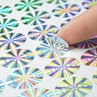 Autocollants en vinyle holographiques personnalisés, imperméables et écologiques pour ceintures et cravates |   Étiquettes anti-contrefaçon QS