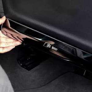 OEM d'accessoires d'intérieur de fibre de carbone d'acier inoxydable d'automobile pour le panneau anti-coup de siège d'<span class=keywords><strong>Audi</strong></span> A3 A4L A6L <span class=keywords><strong>Q3</strong></span> Q5L - Product Image 3