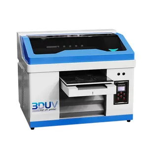 最便宜的A3紫外线清漆打印机数字打印机，用于手机外壳塑料竹子印刷的光油印刷