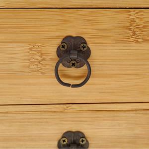 5-Drawer Wooden Desk Organizer - Craft <strong>Storage</strong> Drawers - Rustic Shelf Drawer - Ideal Home Office Organizers and Accessories - Product Image 2