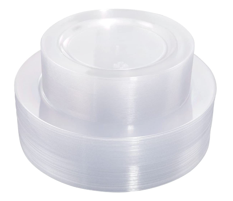 1000 Assiettes En Bioplastique Jetables 100 % écologiques