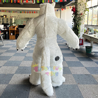Costume de mascotte loup gonflable innovant pour les événements et les fêtes à thème d'Halloween, les promotions, les carnavals et les soirées