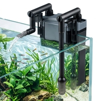 Filtre d'aquarium mural en plastique HBL-801/802/803, modèle compact et silencieux pour petits aquariums plantés