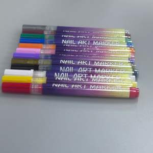 Peinture à ongles à base d'eau à séchage rapide OEM, 12 couleurs, outils portables de nail art DIY, acrylique 0,5 mm, décoration d'ongles pour femmes - Product Image 4