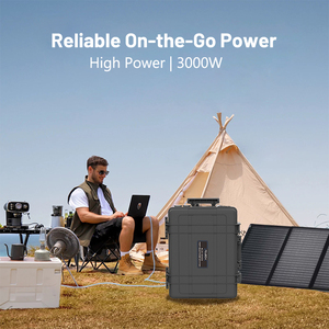 Générateur solaire original Rushed BJC-3000 220v 3000w avec batterie LiFePO4 MPPT de 6092,8 Wh, station d'alimentation pour la <span class=keywords><strong>location</strong></span> au Royaume-Uni et aux États-Unis - Product Image 3