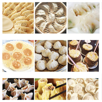 Machine à emballer les boulettes de peau Momo Empanada Samosa Gyoza Wonton Machine à emballer les boulettes de peau Machine à emballer les boulettes de peau