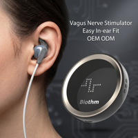 Appareil de stimulation du nerf vague TVNS à clip d'oreille, 3 modes, rechargeable, outil de soulagement du stress de poche pour la relaxation quotidienne