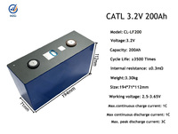 Оригинальная аккумуляторная ячейка CATL 3.2V 200Ah LFP LiFePO4 с длительным сроком службы, пиковой мощностью 3C, для электромобилей, систем накопления энергии (ESS) и солнечных батарей.
