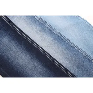 Hàng Chất Lượng Hàng Đầu 9.5Oz Vải Denim Co Giãn Màu Xanh Đậm Siêu Co Giãn 90% Cotton 8% Poly 2% Spandex Vải Bò Co Giãn Nhẹ