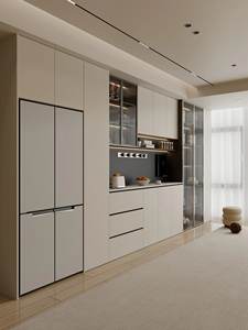 ארונות תצוגה מעץ בעיצוב אישי, עיצוב מודרני לחדר אוכל, ארון בר פינתי - Product Image 4