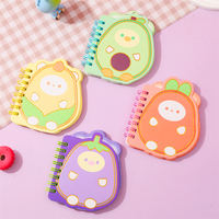 Carnet spirale mini format spécial fruits et légumes mignons 83*110mm 60 feuilles 80gsm Papeterie de poche pour enfants Vente en gros DEPAI