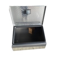 Caja de Herramientas para Remolque de Plataforma Plana de Aluminio de 30 Pulgadas