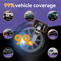 Système de surveillance de la pression des pneus programmable Konnwei Premium universel TPMS, capteur programmable 315 MHz 433 MHz pour voiture