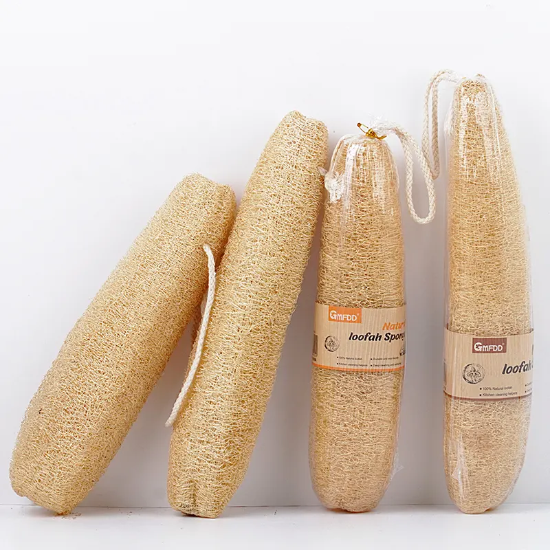 32-45cm biodegradable cleaning helper scrubber dried loofah hot sale natural clean skin soft whole shower loofah sponge