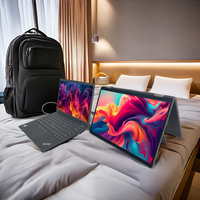 Écran d'extension pour ordinateur portable 14/15,6 pouces, double moniteur USB-C, triple moniteur portable empilé, écran LCD IPS pour ordinateur portable Windows Mac