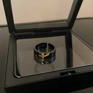 Anillo Abierto Ajustable <span class=keywords><strong>de</strong></span> Aleación Vintage para Hombre, Diseño <span class=keywords><strong>de</strong></span> Nicho Hip-Hop, Cruz <span class=keywords><strong>de</strong></span> Marca Moderna, Estilo Minimalista, Anillo para el Dedo Índice - Product Image 5