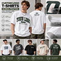 Fabricant de T-shirts personnalisés avec logo OEM, T-shirt en coton à col rond, impression de logo de marque, vêtements décontractés pour hommes, vente en gros en usine