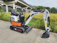 Mini-excavatrice sur chenilles HERESTRONG HS12 1 tonne, moteur et pompe certifiés CE EPA, mini-pelle, assurance qualité