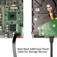 Cable SATA a ESATA Premium de 50 cm de Cobre Puro con Cierre de Seguridad, Doble Blindaje para Transferencia de Datos de Disco Duro/SSD Externo en PC/Portátil