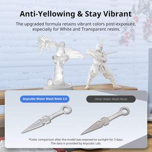 Resina Anycubic Water Wash 2.0 1kg Gris para Impresión 3D - Product Image 3