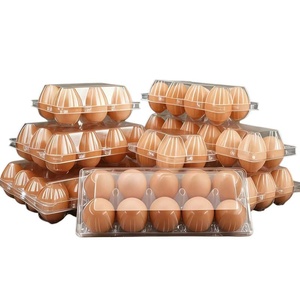 Plateau à œufs en <span class=keywords><strong>plastique</strong></span> à 6, 10, 12, 15, 18 ou 30 alvéoles, boîte à œufs jetable personnalisée en PET, plateau d'emballage transparent sous blister - Product Image 6