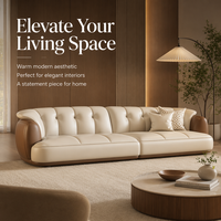 Canapé sectionnel moderne trois places en bois massif nordique personnalisable, écologique et durable, idéal pour centre commercial, hôtel, appartement, salon