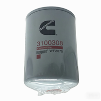 Pièces d'origine authentiques Fleetguard Filtre à eau de refroidissement diesel WF2075 3100308 pour moteur Cummins M11/NT855/K19/K38/K50