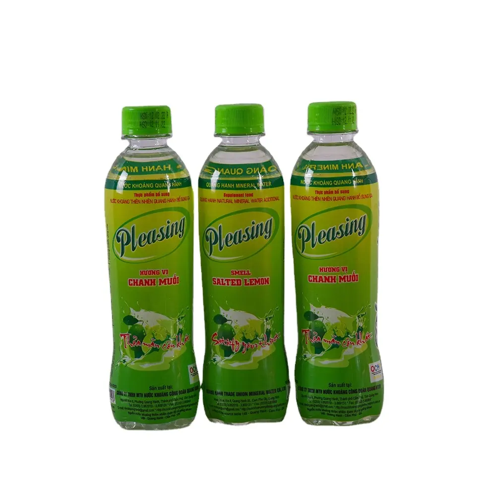 Best seller Mineral Water 355ml/bottle 24 Bottles/carton Salted Lemon taste Mineral water for drinking taste salty lemon