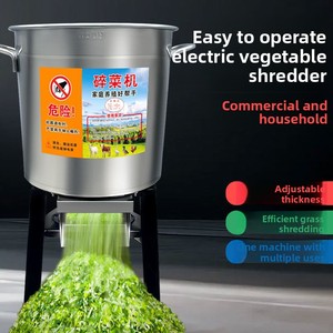 Nouveau <span class=keywords><strong>Hachoir</strong></span> Manuel Multifonction en Acier Inoxydable Durable Type Seau pour Légumes et Herbes, pour Volailles (Poulet, Canard, Oie) - Product Image 3