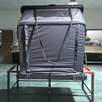 Abri de camping pop-up à coque rigide de 75 kg pour SUV et camions, toile imperméable résistante aux UV, tente de toit de voiture