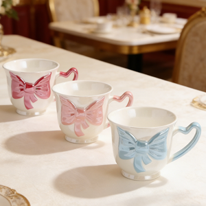 Ensemble de tasses en céramique faites à la main de la série haut de gamme pour la maison, idéal comme cadeau pour les meilleurs amis, pour le thé de l'après-midi, design créatif de niche, <span class=keywords><strong>tasse</strong></span> à café - Product Image 4