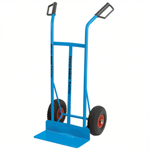 Carretilla de Goma Fervi de 2 Ruedas, Resistente, para Transportar Mercancías y Equipos - Product Image 2